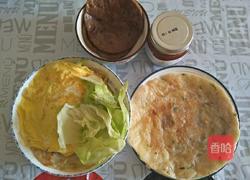 葱油饼牛排卷的做法图解1