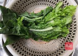 蒜香莴笋叶的做法图解2