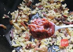 腊肉炒饭的做法图解6