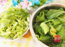 素炒春菜的做法图解3