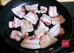 茭白炒五花肉(无油版)的做法图解5