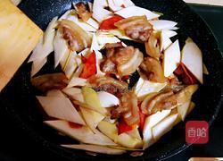 茭白炒五花肉(无油版)的做法图解9