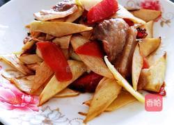 茭白炒五花肉(无油版)的做法图解11