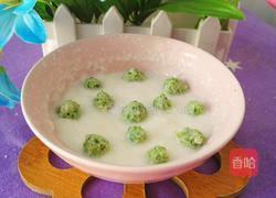 韭菜鸡蛋圆子营养米糊的做法图解15