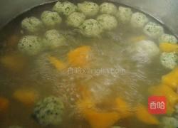 芒果菠菜圆子汤的做法图解12