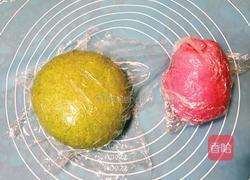 蔬果汁草莓馒头的做法图解5