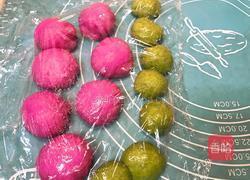 蔬果汁草莓馒头的做法图解6