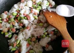 菠萝虾仁炒饭的做法图解11