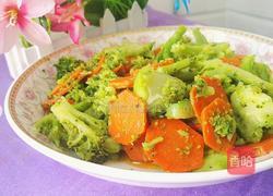 胡萝卜炒西兰花的做法图解14