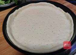 田园蔬菜香肠披萨的做法图解3