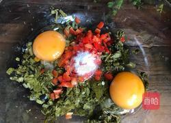 红椒香椿鸡蛋饼的做法图解4