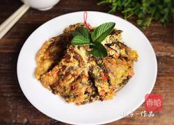 红椒香椿鸡蛋饼的做法图解11