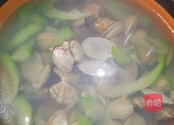 花蛤丝瓜汤的做法图解4