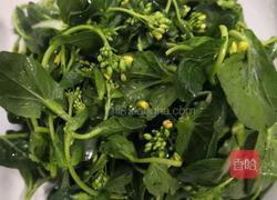 清蒸油菜花苔的做法图解3