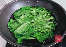 菠菜豆腐汤的做法图解2