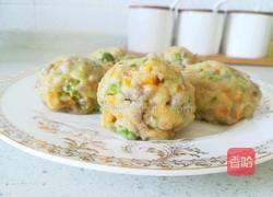 青豆羊肉蒸丸子 宝宝辅食营养食谱菜谱的做法图解7