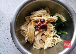 炝拌腐竹菠菜的做法图解10