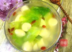 （鸡蛋豆腐版）翡翠白玉汤的做法图解10