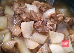 白萝卜焖鸭的做法图解4