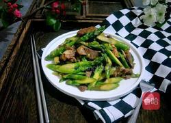 猪肉炒芦笋的做法图解10