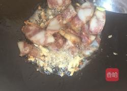 腊肠炒角瓜的做法图解4