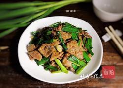 蒜苗炒猪肝的做法图解15