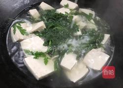 野芹菜叶豆腐汤的做法图解12