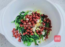 凉拌菠菜花生米的做法图解8