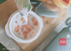 牛奶蒸木瓜的做法图解2