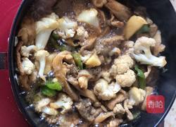 平菇炒花菜的做法图解7