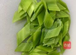 火腿木耳炒莴笋的做法图解2