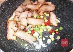 核桃花蒸腊肉的做法图解6