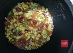 腊肠焖饭的做法图解3