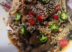 肥牛炒金针菇的做法图解14