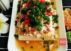 海鸭蛋蒸内酯豆腐的做法图解8