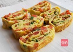 番茄蛋厚烧的做法图解13