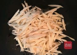 素炒藕丝儿的做法图解2