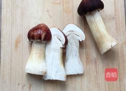 黄油煎松茸的做法图解4