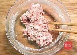 蒜苔酿肉的做法图解4