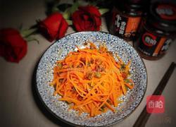 香菇牛肉酱蒸胡萝卜丝的做法图解6