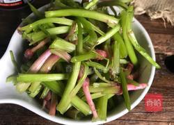 香菇酱菠菜根的做法图解3