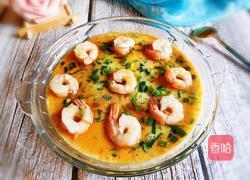 菠菜虾仁蛋羹的做法图解1