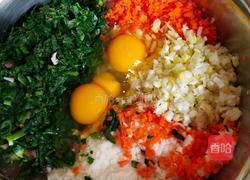 菠菜胡萝卜山药饼的做法图解3