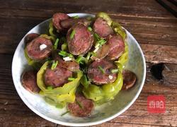 青椒酿香肠的做法图解7