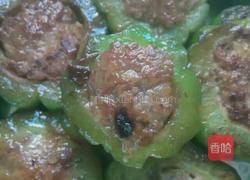 肉酿苦瓜的做法图解3