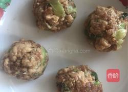 蒸菠菜丸子的做法图解4