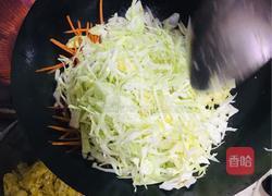 素菜炒饼的做法图解3