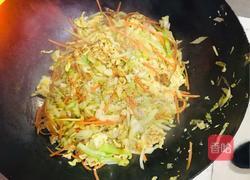 素菜炒饼的做法图解5