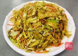 素菜炒饼的做法图解8