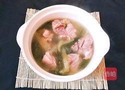 油菜骨头汤的做法图解9